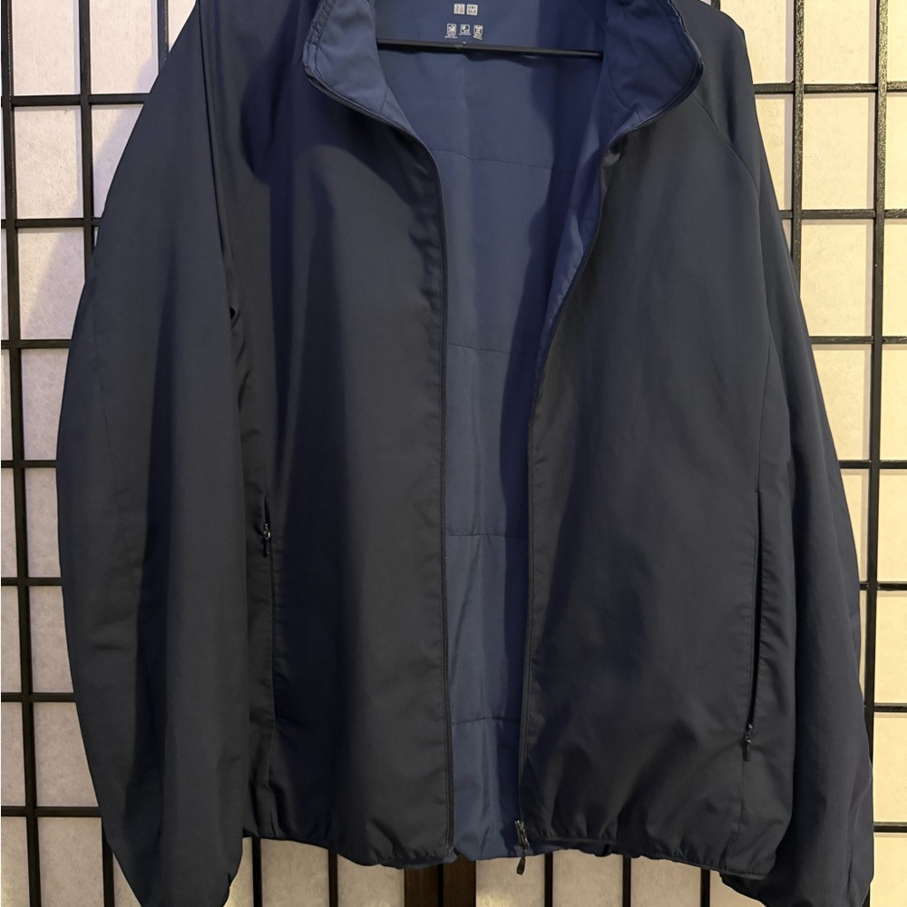 UNIQLO Men's Dark Blue Windbreaker